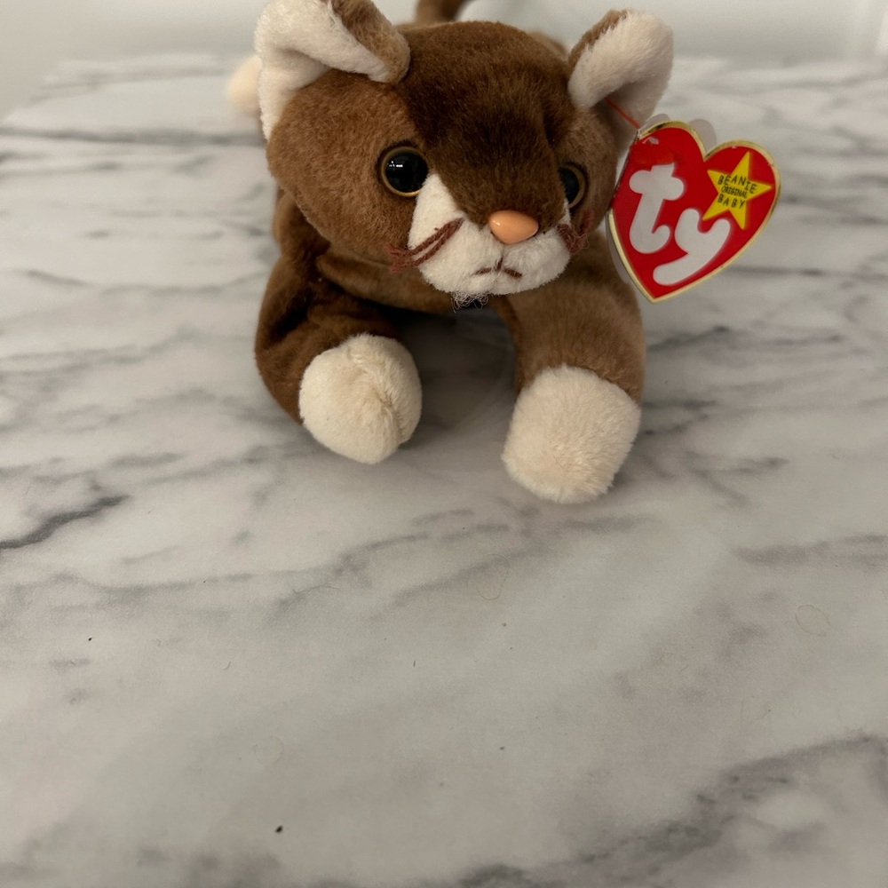 TY Vintage Cat Beanie Baby “Pounce”
